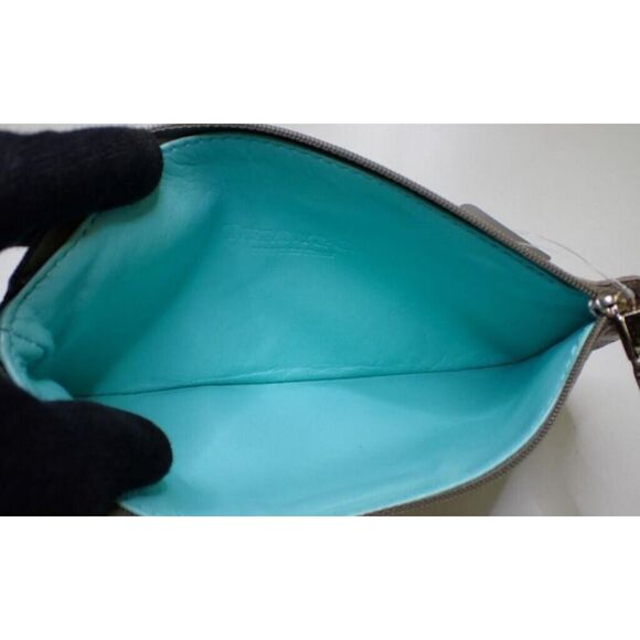 Tiffany & Co. Gold Pouch/Clutch with Iconic Tiffany Blue Interior - Picture 3 of 6